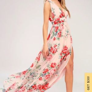 Lulus floral gown 💕